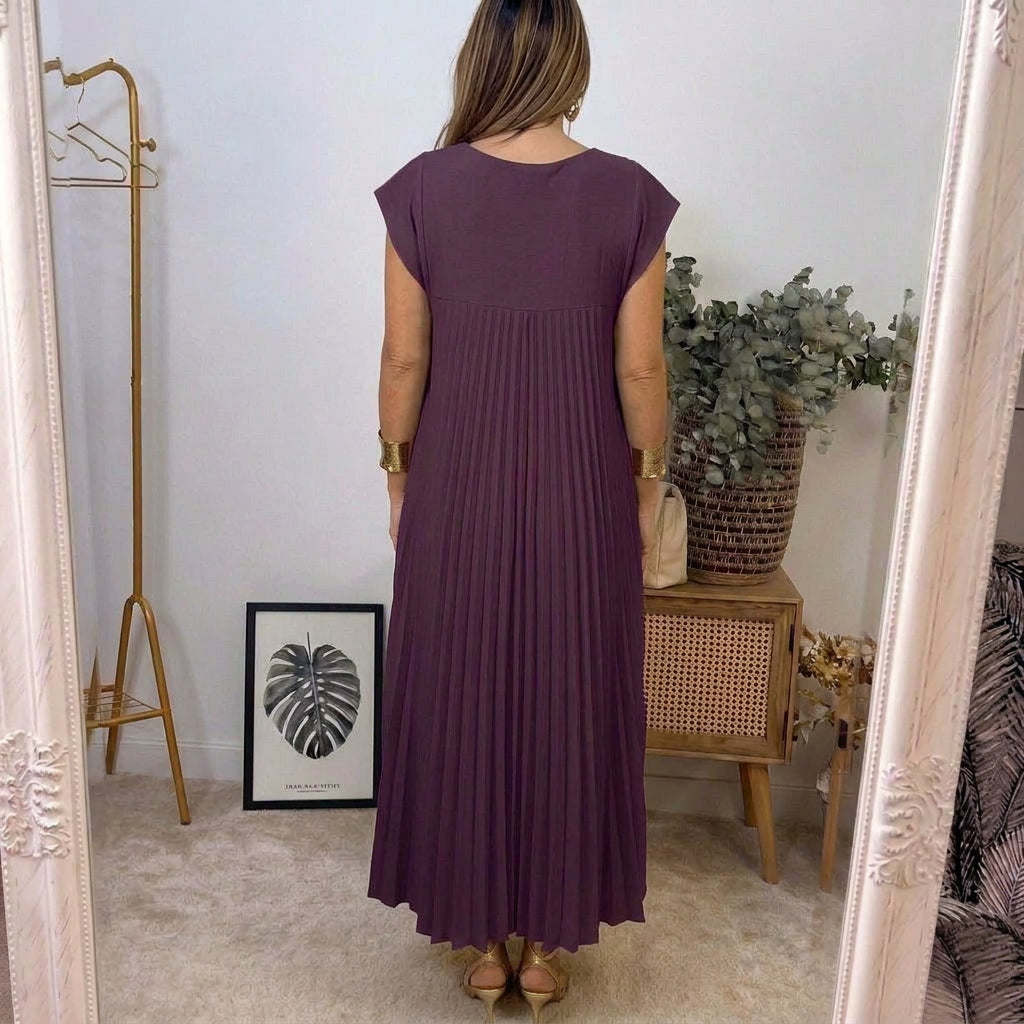 Adeline | Robe Maxi Fluide et Élégante