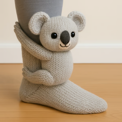 Chaussettes douces à motifs animaux