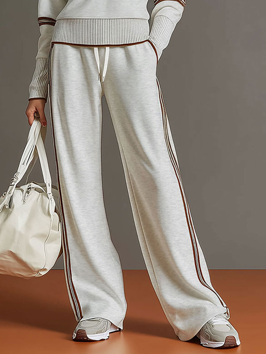 Marietta – Blouse et pantalon à jambes larges