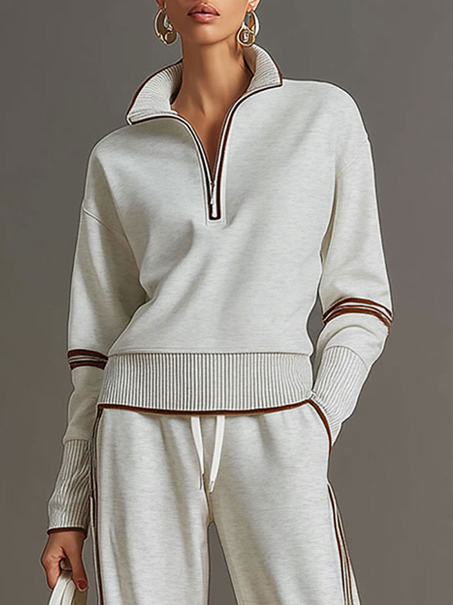 Marietta – Blouse et pantalon à jambes larges