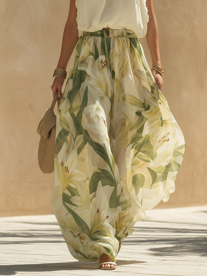 Aurélie | Ensemble Fluide Fleuri Élégant