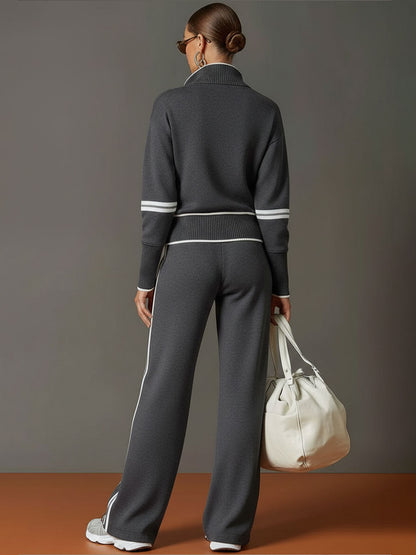 Marietta – Blouse et pantalon à jambes larges