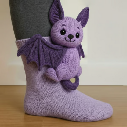Chaussettes douces à motifs animaux