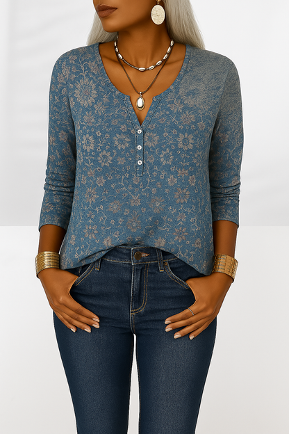 Alina - Blouse Boho Élégante