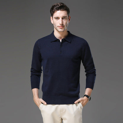 Rafael - Pull Polo en Cachemire