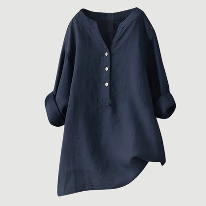 Freja - Chemise légère et confortable avec boutons
