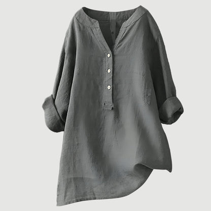 Freja - Chemise légère et confortable avec boutons