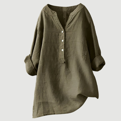 Freja - Chemise légère et confortable avec boutons