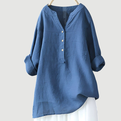 Freja - Chemise légère et confortable avec boutons