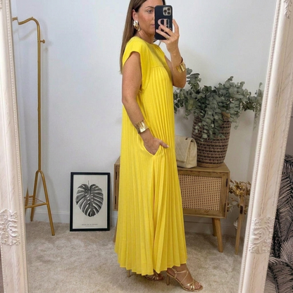 Adeline | Robe Maxi Fluide et Élégante