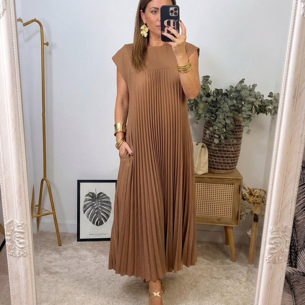Adeline | Robe Maxi Fluide et Élégante