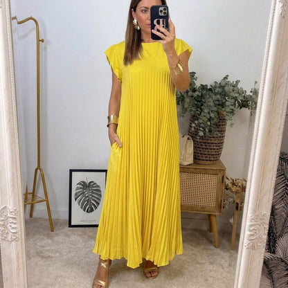 Adeline | Robe Maxi Fluide et Élégante