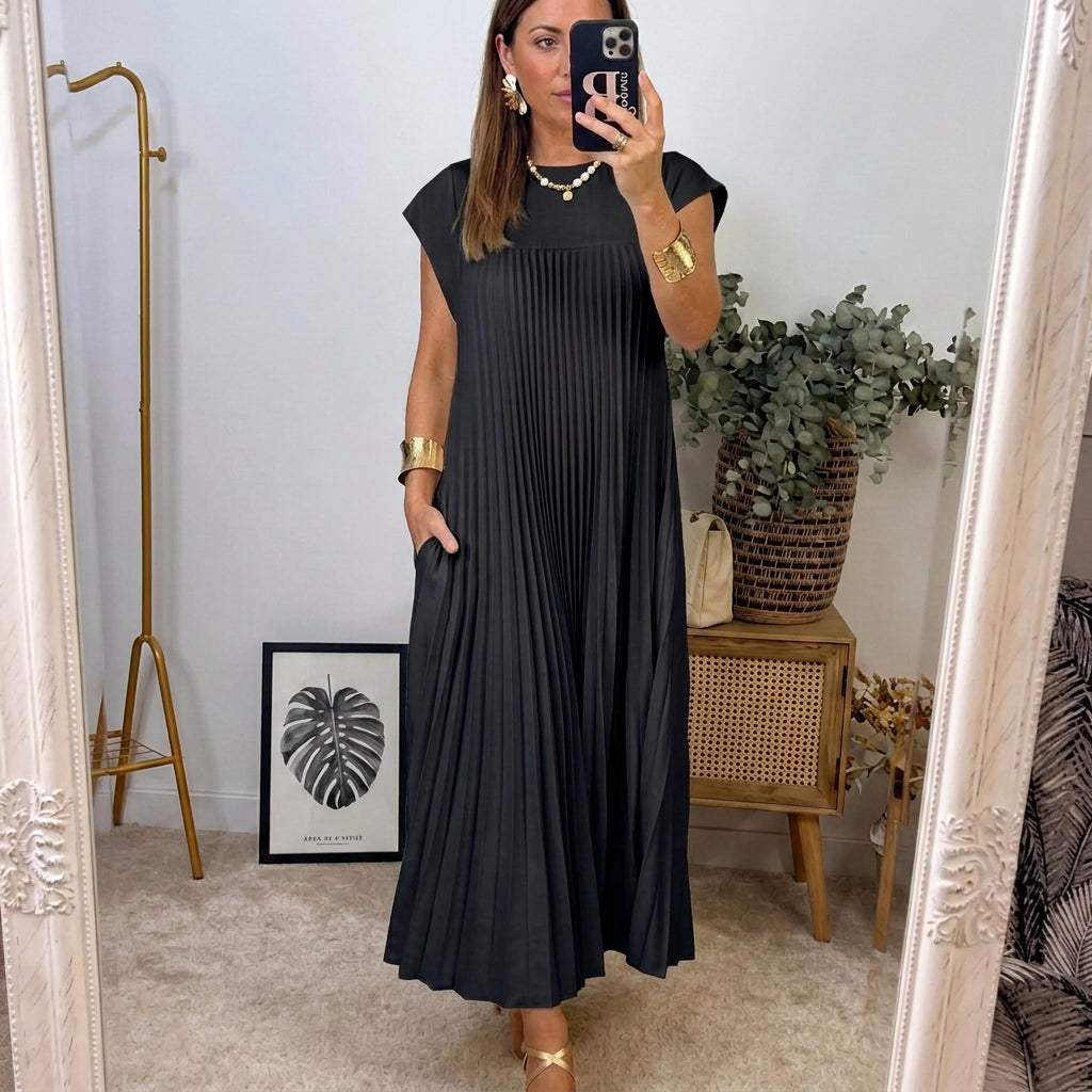 Adeline | Robe Maxi Fluide et Élégante