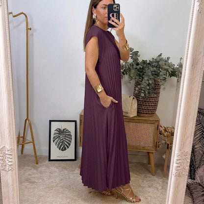Adeline | Robe Maxi Fluide et Élégante