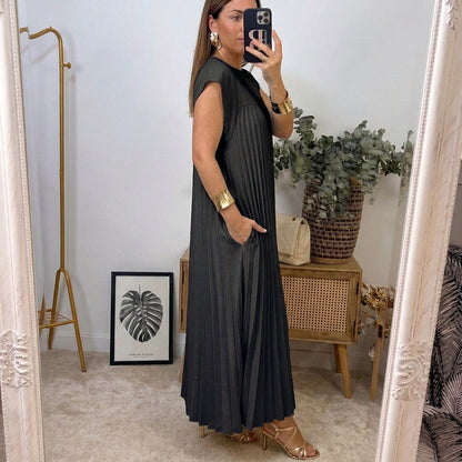 Adeline | Robe Maxi Fluide et Élégante