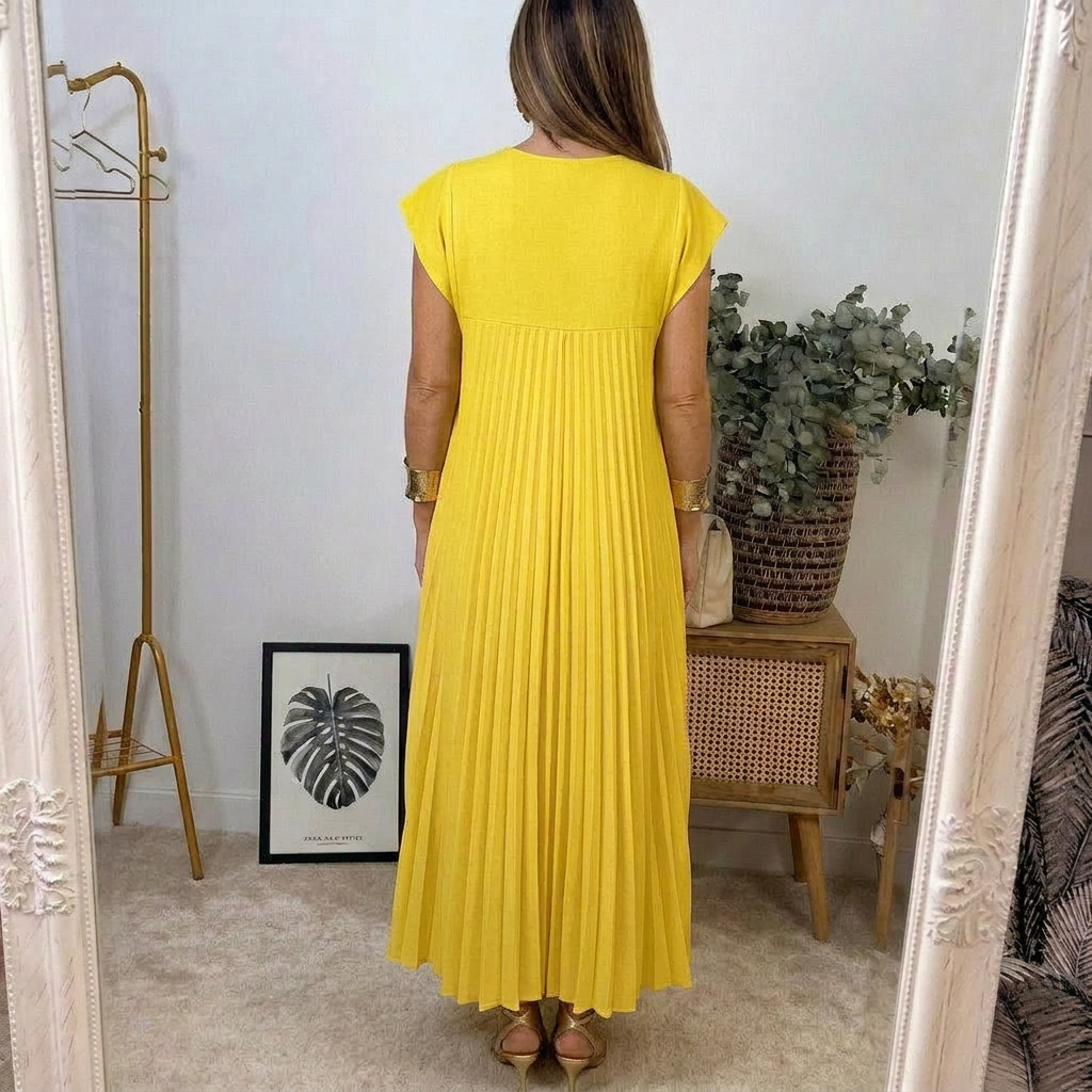 Adeline | Robe Maxi Fluide et Élégante