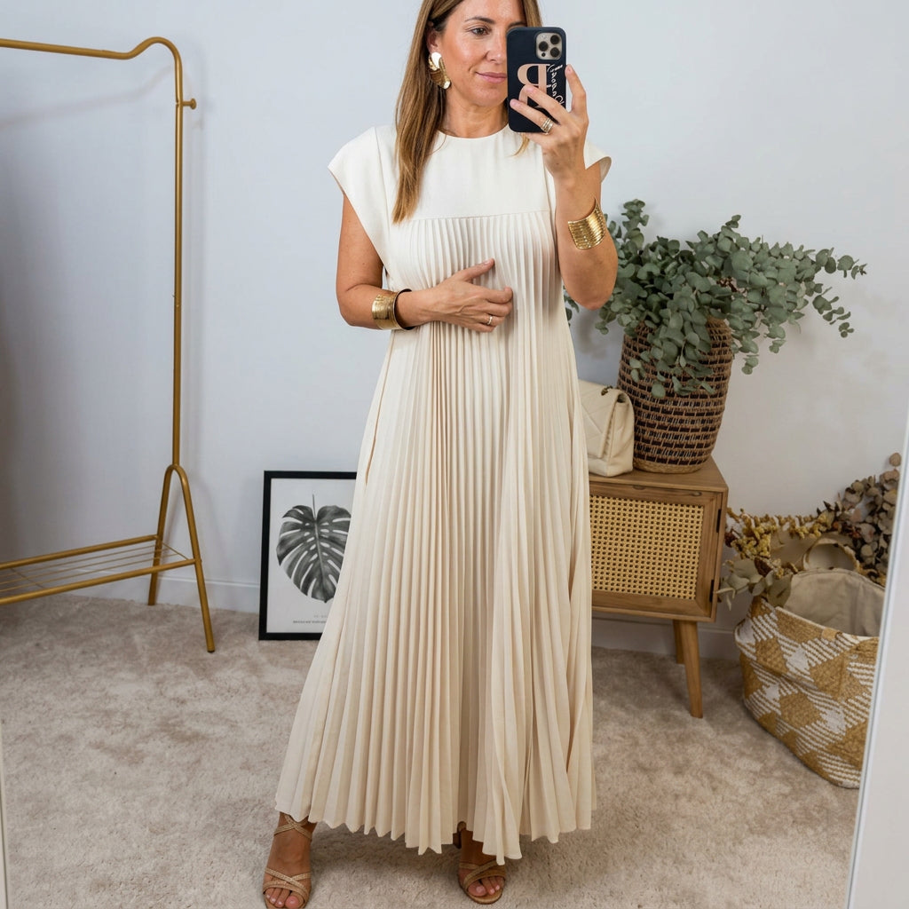 Adeline | Robe Maxi Fluide et Élégante