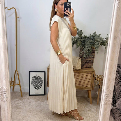 Adeline | Robe Maxi Fluide et Élégante