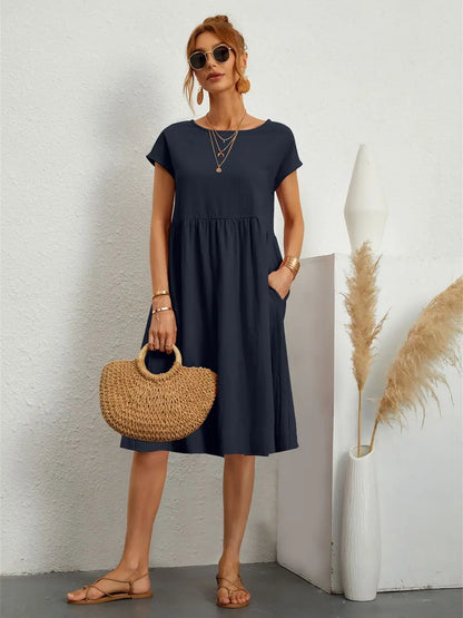 Sage - Robe Décontractée Chic