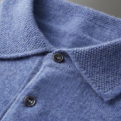 Rafael - Pull Polo en Cachemire